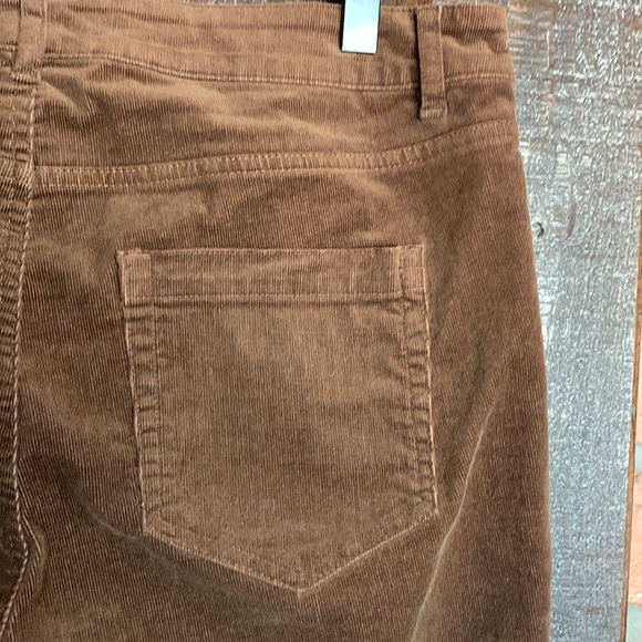 J Jill womens brown corduroy pants size 10 Petite twee retro forest academia - Picture 9 of 14